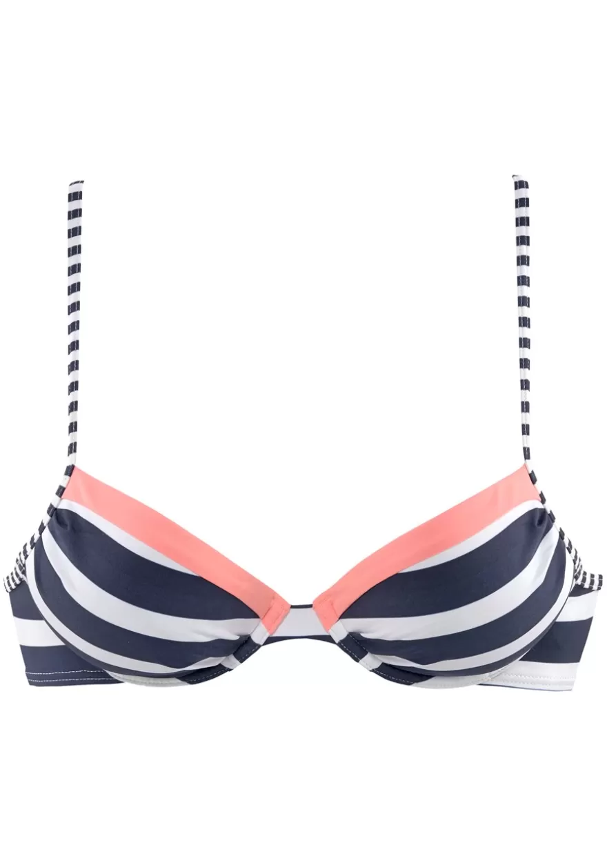 Best Striped Push Up Bikini Top Push Up