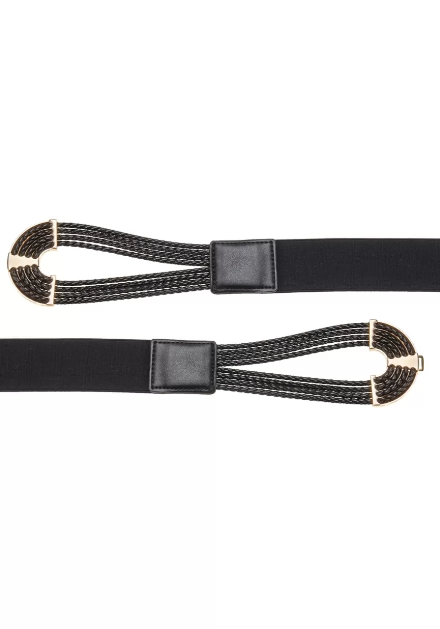 Fashion Symmetrical Buckle Waist Belt Belts