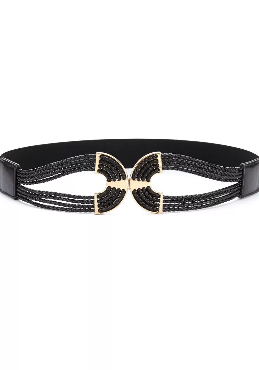 Fashion Symmetrical Buckle Waist Belt Belts