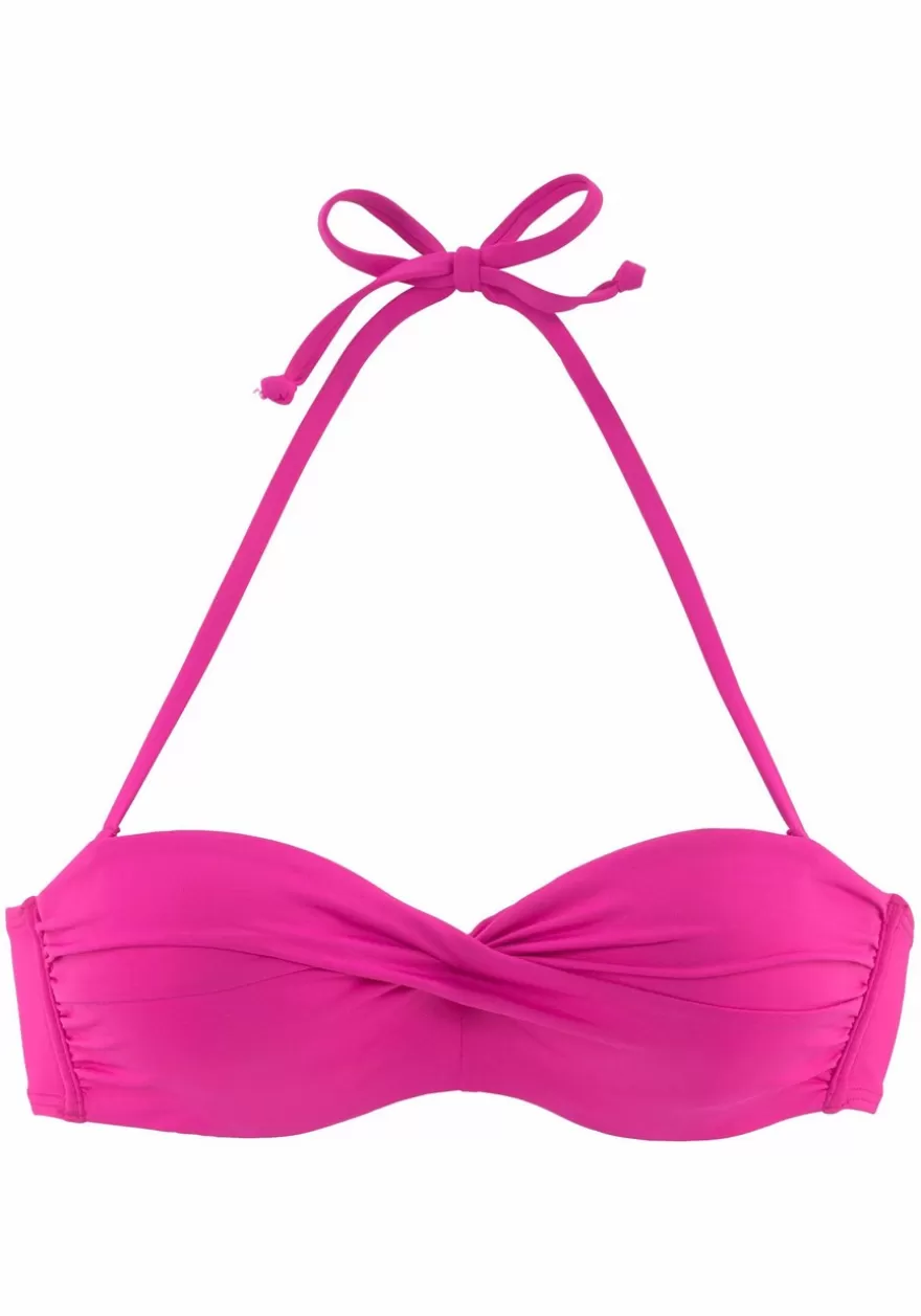 Discount Twist Bandeau Bikini Top Bandeau