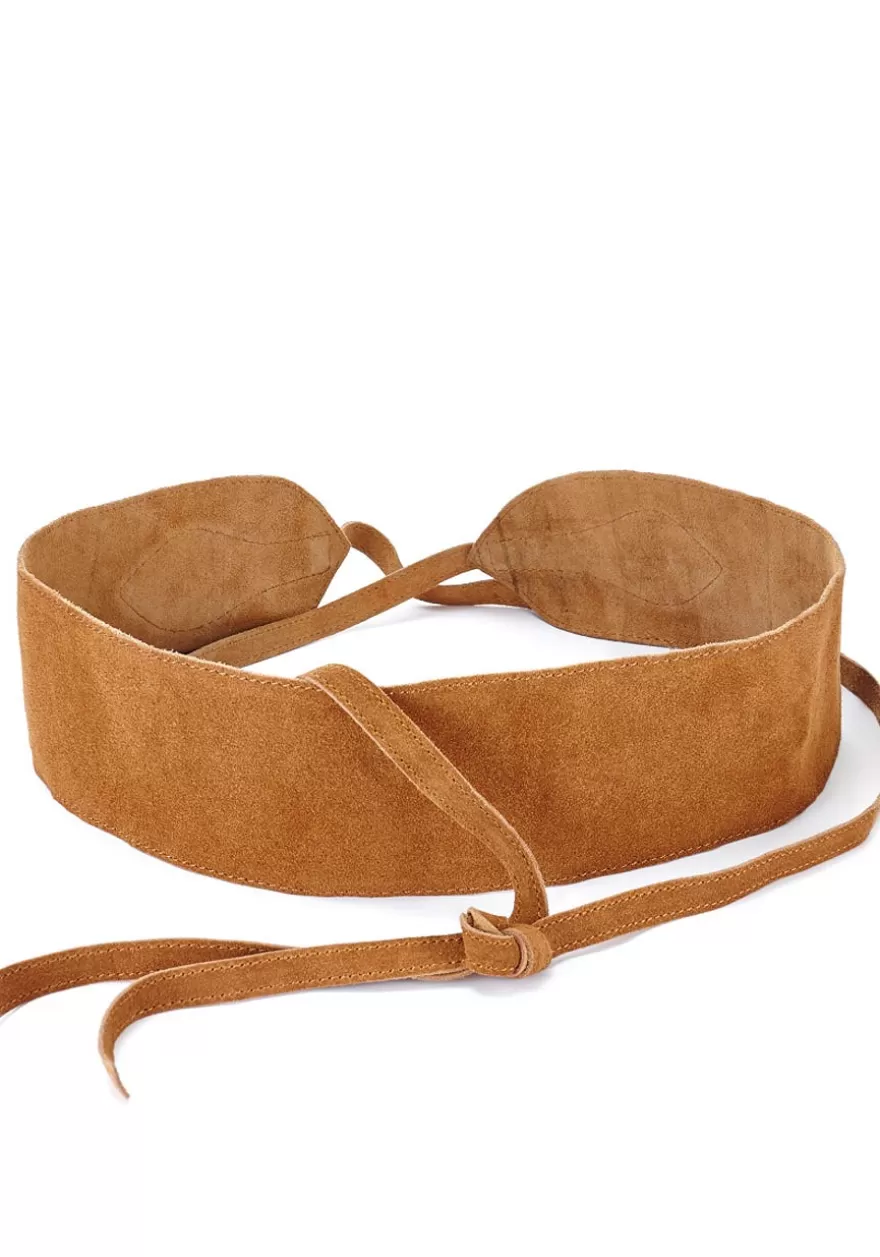 Clearance Wide Suede Belt Belts